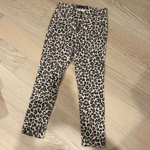 Veronica Beard Debbie Leopard Jean